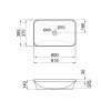 Купить Раковина Qtap Scorpio 610х380х150 White QT1411K491WN в Киеве vannaja.kiev.ua