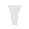 Купить Раковина напольная моноблок Qtap Crow 450x435x835 White QT0511G315WN в Киеве vannaja.kiev.ua