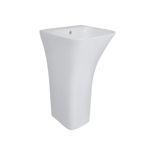 Купить Раковина напольная моноблок Qtap Crow 450x435x835 White QT0511G315WN в Киеве vannaja.kiev.ua