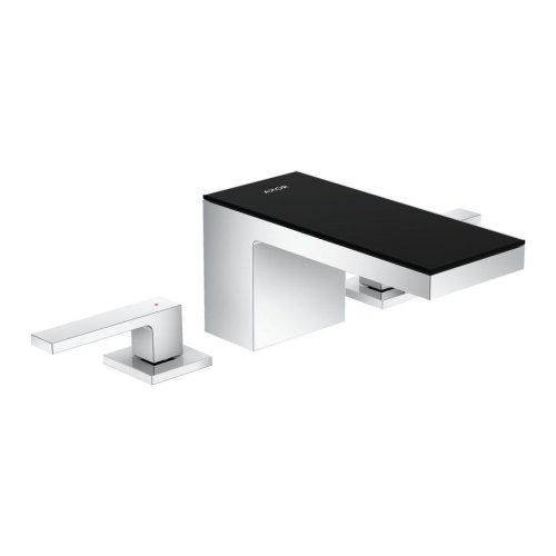 Смеситель для умывальника AXOR MyEdition 70 Chrome на 3 отверстия с накладкой, хром/черное стекло (47050600) Купить Смеситель для умывальника AXOR MyEdition 70 Chrome на 3 отверстия с накладкой, хром/черное стекло (47050600) в Киеве vannaja.kiev.ua