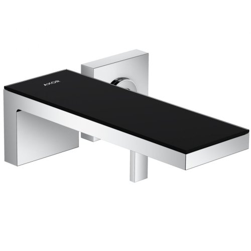 Купить Смеситель для умывальника AXOR MyEdition 221 со стены, Chrome Black Glass (47060600) в Киеве vannaja.kiev.ua