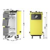 Купить Котел твердотопливный стальной Thermo Alliance Ferrum W V 5.0 FW 14 в Киеве vannaja.kiev.ua