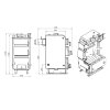 Купить Котел твердотопливный стальной Thermo Alliance Ferrum W V 5.0 FW 14 в Киеве vannaja.kiev.ua