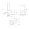 Купити Унітаз підлоговий Qtap Jay Ultra Quiet з сидінням Soft-close 640x360x835 мм QT07222175TW White в Києві vannaja.kiev.ua