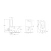 Купить Унитаз напольный Qtap Swan Ultra Quiet с сидением Soft-close 640x360x835 мм QT16222182TW White в Киеве vannaja.kiev.ua