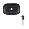 Комплект Qtap Robin: Раковина накладная прямоугольная 610x400x145 мм Matt Black + Донный клапан PU03 Купить Комплект Qtap Robin: Раковина накладная прямоугольная 610x400x145 мм Matt Black + Донный клапан PU03 в Киеве vannaja.kiev.ua