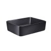 Комплект Qtap Tern: Раковина накладная прямоугольная 475х370х140 мм Matt Black + Донный клапан PU03 Купить Комплект Qtap Tern: Раковина накладная прямоугольная 475х370х140 мм Matt Black + Донный клапан PU03 в Киеве vannaja.kiev.ua
