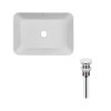 Комплект Qtap Virgo: Раковина накладная прямоугольная 490х350х110 мм White + Донный клапан PU02 Купить Комплект Qtap Virgo: Раковина накладная прямоугольная 490х350х110 мм White + Донный клапан PU02 в Киеве vannaja.kiev.ua