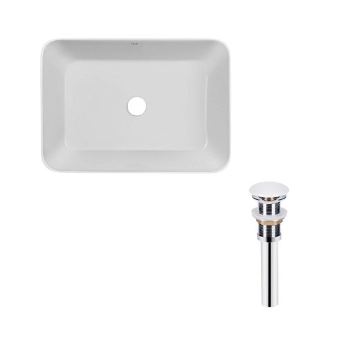 Комплект Qtap Virgo: Раковина накладная прямоугольная 490х350х110 мм White + Донный клапан PU02 Купить Комплект Qtap Virgo: Раковина накладная прямоугольная 490х350х110 мм White + Донный клапан PU02 в Киеве vannaja.kiev.ua