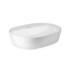Купить Комплект Qtap Scorpio: Раковина накладная овальная 505x385x120 мм White + Донный клапан PU02 в Киеве vannaja.kiev.ua