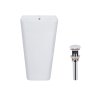 Купити Комплект Qtap Tern: Раковина напольна моноблок 440х380х830 мм White + Донний клапан PU02O в Києві vannaja.kiev.ua
