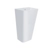 Купити Комплект Qtap Tern: Раковина напольна моноблок 440х380х830 мм White + Донний клапан PU02O в Києві vannaja.kiev.ua