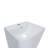 Купити Комплект Qtap Tern: Раковина напольна моноблок 440х380х830 мм White + Донний клапан PU02O в Києві vannaja.kiev.ua