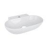 Купить Комплект Qtap Cardinal: Раковина подвесная / накладная овальная 565х400х130 мм White + Донный клапан PU02 в Киеве vannaja.kiev.ua
