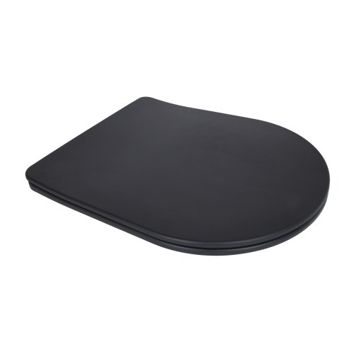 Qtap Сиденье для унитаза (Robin 660, Scorpio 520,660) 460x362x50 мм, Matt Black, с микролифтом, Slim Duroplast, Quick Release QTSC179MB47352 Купить Qtap Сиденье для унитаза (Robin 660, Scorpio 520,660) 460x362x50 мм, Matt Black, с микролифтом, Slim Duroplast, Quick Release QTSC179MB47352 в Киеве vannaja.kiev.ua