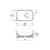 Купити Білий умивальник чаша раковина Qtap Cardinal 600х380х140 мм White QT04116257W в Києві vannaja.kiev.ua