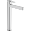 Купити У Києві 76070000 Змішувач для раковини високий Hansgrohe Finoris з донним клапаном зі зливним гарнітуром хром купити в Києві vannaja.kiev.ua