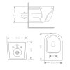 Купить Унитаз подвесной Qtap Jay Ultra Quiet 485х360х320 мм, Matt Black, сиденьем Slim Duroplast/ Soft-close/ Quick Relase QT07335177MB в Киеве vannaja.kiev.ua