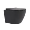 Унітаз підвісний Robin Ultra Quiet 490×365×325 мм, Anthracite, з сидінням Slim Duroplast / Soft-close / Quick Release QT13332381АSAN Qtap Купити Унітаз підвісний Robin Ultra Quiet 490×365×325 мм, Anthracite, з сидінням Slim Duroplast / Soft-close / Quick Release QT13332381АSAN Qtap в Києві vannaja.kiev.ua