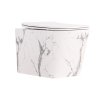 Купити Унітаз підвісний Tern Ultra Quiet 490×365×325 мм, Marble, з сидінням Slim Duroplast / Soft-close / Quick Release QT17332303ASMR Qtap в Києві vannaja.kiev.ua