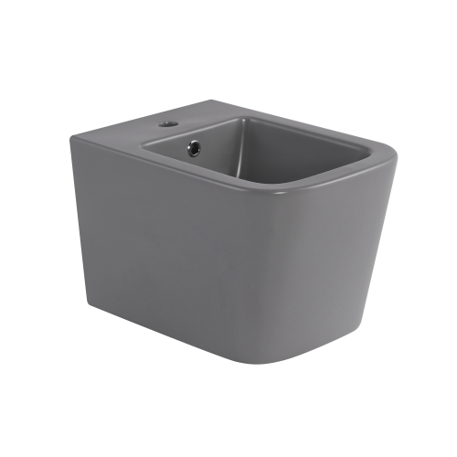 Биде подвесное Qtap Tern 520x350x330 мм, Stone grey QT17551303GSG Купить Биде подвесное Qtap Tern 520x350x330 мм, Stone grey QT17551303GSG в Киеве vannaja.kiev.ua
