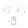 Биде подвесное Qtap Tern 520x350x330 мм, Stone grey QT17551303GSG Купить Биде подвесное Qtap Tern 520x350x330 мм, Stone grey QT17551303GSG в Киеве vannaja.kiev.ua