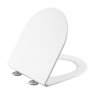 Купить Qtap Сиденье для унитаза (Jay 640, Swan 640) 422x360x30 мм, White, с микролифтом, Slim Duroplast, Quick Release QTSC179W48699 в Киеве vannaja.kiev.ua