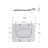 Qtap Сидіння для унітаза (Crow 640) 460x350x47 мм, White, з мікроліфтом, Slim Duroplast, Quick Release QTSC179W48700 Купить Qtap Сидіння для унітаза (Crow 640) 460x350x47 мм, White, з мікроліфтом, Slim Duroplast, Quick Release QTSC179W48700 в Киеве vannaja.kiev.ua