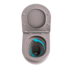 Купить Унитаз подвесной Qtap Robin Ultra Quiet 520×365×340 мм, Stone grey, с сиденьем Slim Duroplast / Soft-close / Quick Release QTROB26SG48996 в Киеве vannaja.kiev.ua