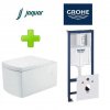 Купити Купити а Києві 38772001 + KUS-WHT-35951 Комплект інсталяція Grohe Rapid SL 38772001 + унітаз Jaquar Kubix F KUS-WHT-35951 прямокутний білий з сидінням Soft Close в Києві vannaja.kiev.ua