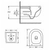 Купити Унітаз підвісний Qtap Taurus Ultra Quiet 515×360×350 мм, White, з сидінням Slim Duroplast / Soft-close / Quick Release QTTAU26W49116 в Києві vannaja.kiev.ua