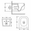 Купить Унитаз подвесной Qtap Gemini Ultra Quiet 485×340×350 мм, White, с сиденьем Slim Duroplast / Soft-close / Quick Release QTTAU26W49119 в Киеве vannaja.kiev.ua