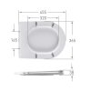 Сиденье для унитаза Qtap (Taurus 520) 455x365x38 мм, White, с микролифтом, Slim Duroplast, Quick Release QTSC179W49384 Купить Сиденье для унитаза Qtap (Taurus 520) 455x365x38 мм, White, с микролифтом, Slim Duroplast, Quick Release QTSC179W49384 в Киеве vannaja.kiev.ua
