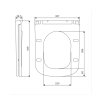 Купить Сиденье для унитаза Qtap (Gemini 520) 448x357x38,5 мм, White, с микролифтом, Slim Duroplast, Quick Release QTSC179W49386 в Киеве vannaja.kiev.ua
