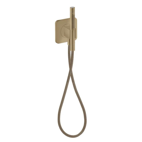 Душевой набор Porter Axor Citterio C 120х120 см с лейкой 2jet и шлангом Textile, Brushed Bronze (49626140) Купить Душевой набор Porter Axor Citterio C 120х120 см с лейкой 2jet и шлангом Textile, Brushed Bronze (49626140) в Киеве vannaja.kiev.ua