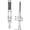 Купить Душевой набор 26856700 hansgrohe Rainfinity купить 100 1jet с душевым шлангом 160 см матовый белый   в Киеве vannaja.kiev.ua