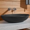 Купить Умывальник на столешницу черный качественный 4A4800S5 Villeroy & Boch Loop&Friends 620x420 мм, с переливом CeramicPlus, Ebony 546969 в Киеве vannaja.kiev.ua