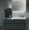 Купить Черная тумба в ванну с ящиками выдвижными подвесная Geberit 500.354.JK.1 Smyle Square для раковины 500354JK1 в Киеве vannaja.kiev.ua
