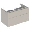 Купить Geberit 500.509.00.1 Xeno2 Тумбочка под умывальник 90 см 500509001 с 2-мя ящиками, цвет серовато-бежевый мат. в Киеве vannaja.kiev.ua
