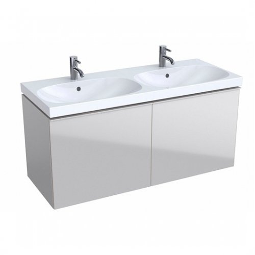 Купити Geberit Acanto 500.613.JL.2 Тумба під подвійну раковину 120 см пісочне скло/піщаний матовий 500613JL2 в Києві vannaja.kiev.ua
