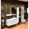 Купить Пенал Geberit 500.619.01.2 Acanto 500619012 Шкаф пенал 173х38 см белый глянец стекло белое в Киеве vannaja.kiev.ua