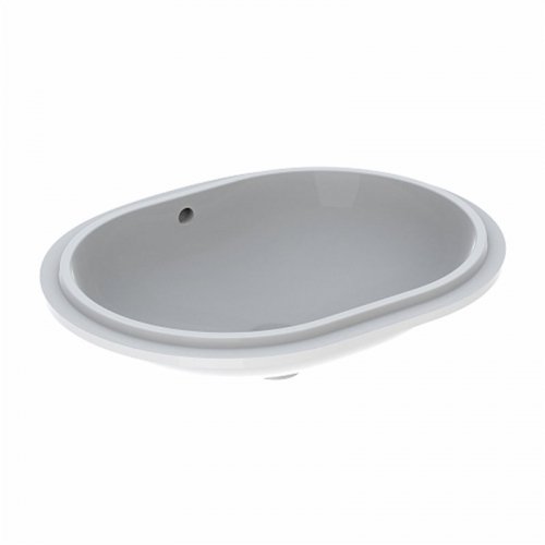 Умывальник овальный VariForm 500.757.01.2 Geberit 500757012 55х40 см без отверстия белый глянец Купить Умывальник овальный VariForm 500.757.01.2 Geberit 500757012 55х40 см без отверстия белый глянец в Киеве vannaja.kiev.ua