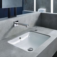 Умивальник накладний меблевий 80 х 48 см Geberit 500.995.00.1 Selnova Square, білий 500995001