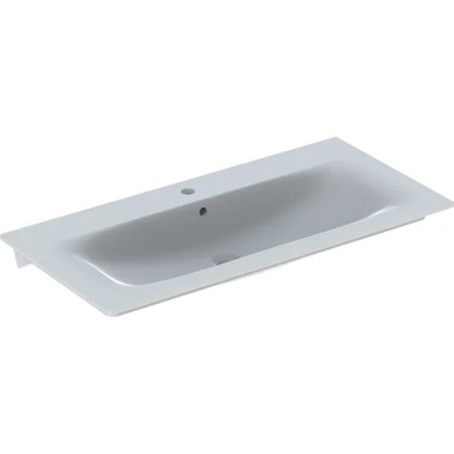 Купити Умивальник накладний Geberit  500.997.00.1 Selnova Square 100 х 48 см тонка раковина для меблів та стільниць, білий 500997001 в Києві vannaja.kiev.ua
