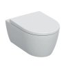 Geberit белый матовый подвесной унитаз 501.663.JT.1 iCon 501663JT1 с сиденьем с крышкой Softclose быстроразъемные крепления с замком закрытая форма Rimfree Купить Geberit белый матовый подвесной унитаз 501.663.JT.1 iCon 501663JT1 с сиденьем с крышкой Softclose быстроразъемные крепления с замком закрытая форма Rimfree в Киеве vannaja.kiev.ua