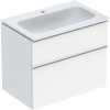 Купить Комплект Geberit iCon slim rim, умывальник со шкафчиком (2 ящ.) B=75см, H=63см, T=48см, белый (502.336.01.2) в Киеве vannaja.kiev.ua