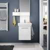Купить Комплект умывальника Geberit Selnova Square со шкафчиком, одна дверь: B=50см, H=64,9см, T=42см, белый (502.750.00.1) в Киеве vannaja.kiev.ua