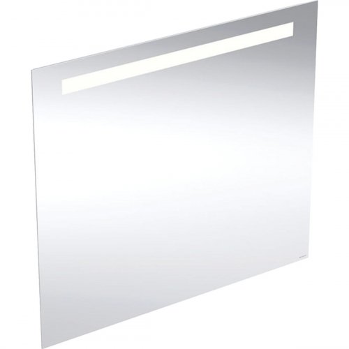 Купить Зеркало ванна против запотевания 80х70 см с LED подсветкой Geberit Option Basic Square 502.807.00.1, алюминий 502807001 в Киеве vannaja.kiev.ua