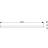 Купить Geberit Option Зеркало с LED подсветкой сверху 120 х 70 см против запотевания 502.810.00.1 Алюминий 502810001 в Киеве vannaja.kiev.ua