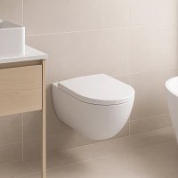 унитаз к инсталляции качественный cersanit СЕТ 469 Cersania SimpleOn S701-554 подвесной с сидушкой 537135